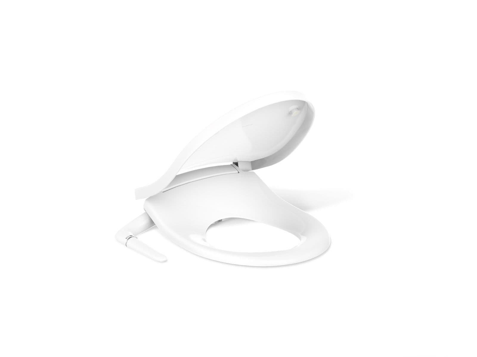 Kohler PureWash® M250 Quiet-Close™ round-front manual bidet toilet seat by Kohler
