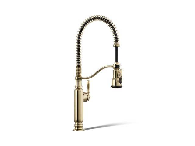 Kohler | Tournant | Articulating Kitchen Faucet - Vibrant French Gold