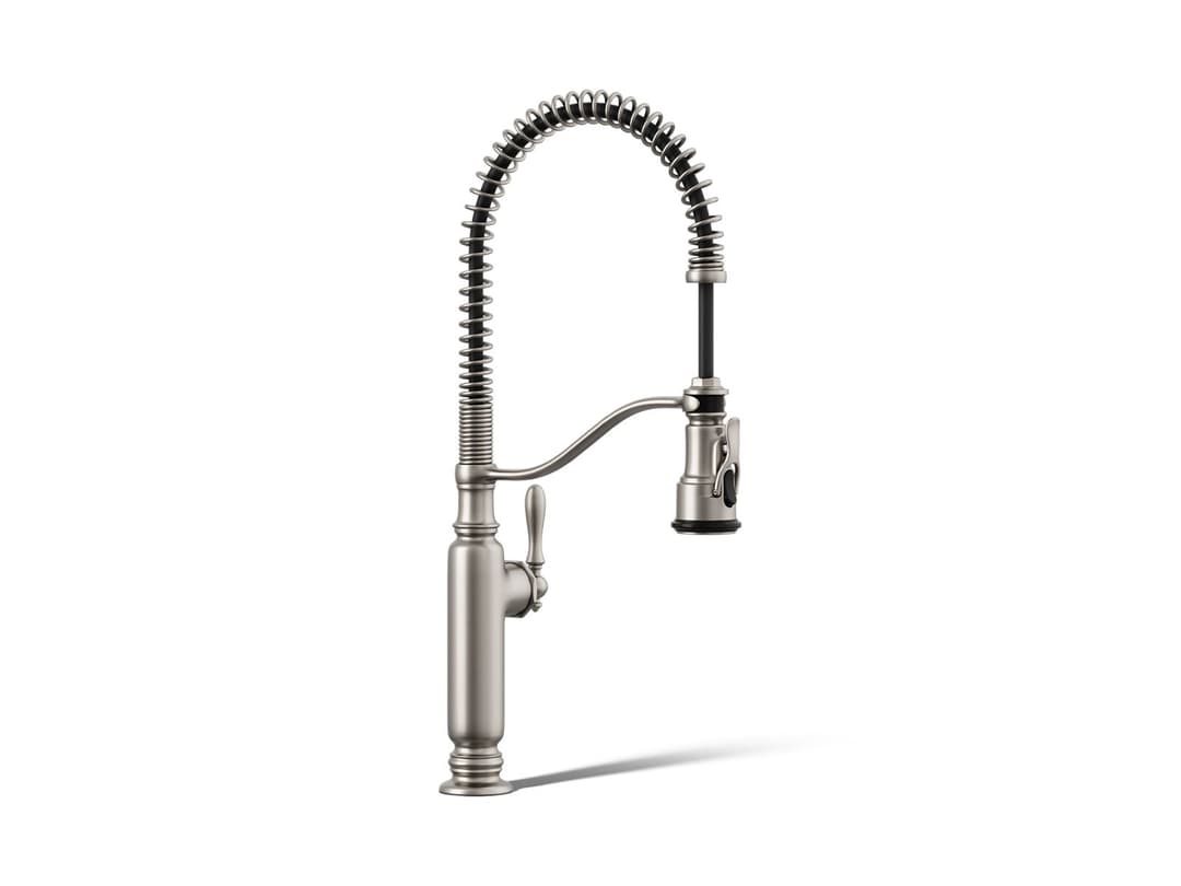 Kohler Tournant Semi-professional kitchen sink faucet with three-function sprayhead - Vibrant Stainless by Kohler