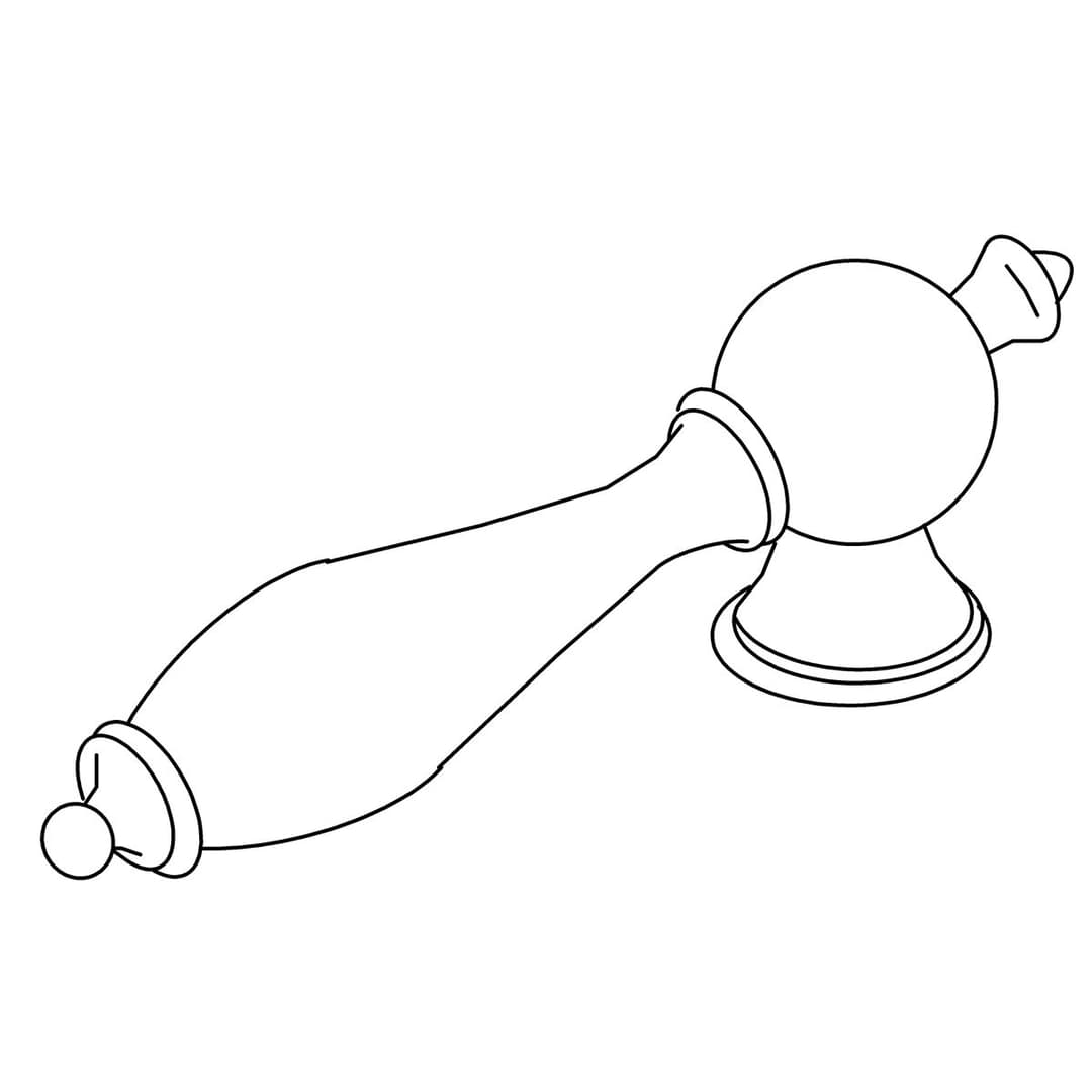 Kohler Genuine Parts Lever Handle Assembly - French Gold by Kohler Genuine Parts