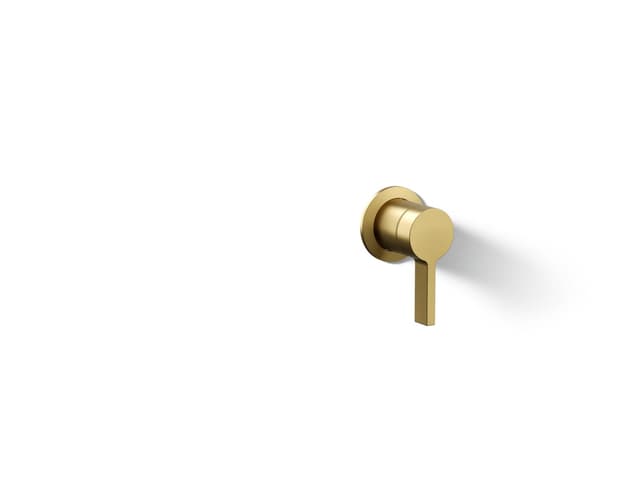 Kohler | Components | Wall Mounted Bathroom Sink Faucet - Vibrant Brushed Moderne Brass