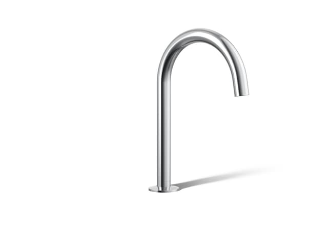 Kohler Components Deck-mount bath spout with Tube design - Polished Chrome