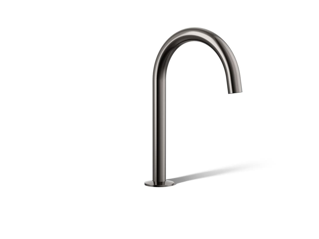 Kohler Components Deck-mount bath spout with Tube design - Vibrant Titanium by Kohler