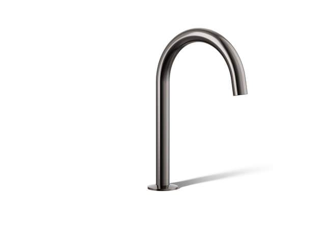Kohler Components Deck-mount bath spout with Tube design - Vibrant Titanium