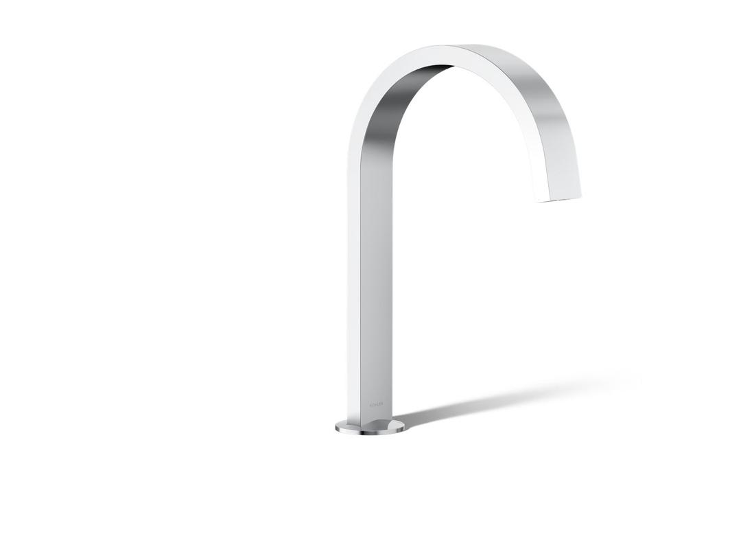 Kohler Components Deck-mount bath spout with Ribbon design - Polished Chrome by Kohler