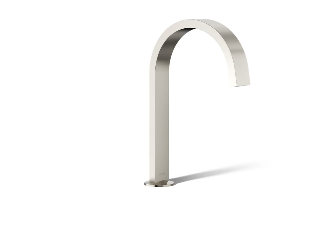 Kohler Components Deck-mount bath spout with Ribbon design - Vibrant Polished Nickel by Kohler