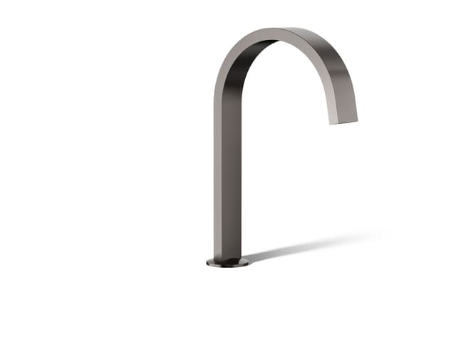 Kohler Components Deck-mount bath spout with Ribbon design - Vibrant Titanium