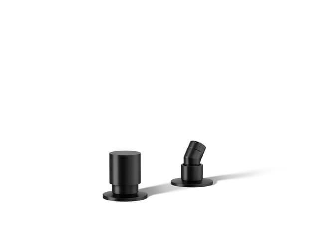 Kohler Components Deck-mount handshower holder and two-way diverter valve - Matte Black