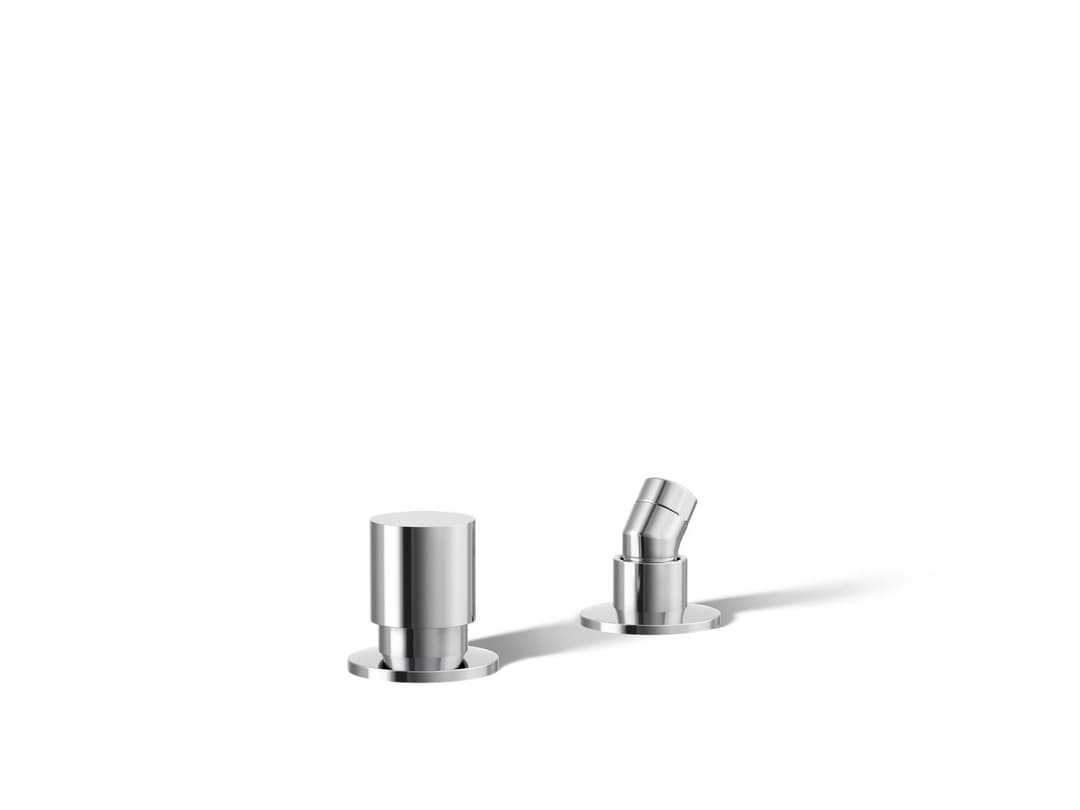 Kohler Components Deck-mount handshower holder and two-way diverter valve - Polished Chrome by Kohler