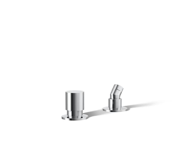 Kohler Components Deck-mount handshower holder and two-way diverter valve - Polished Chrome
