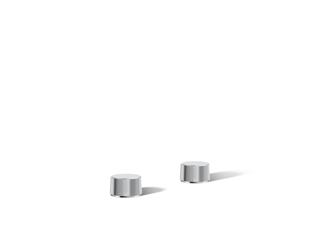 Kohler Components Deck-mount bath faucet handles with Oyl design - Polished Chrome by Kohler