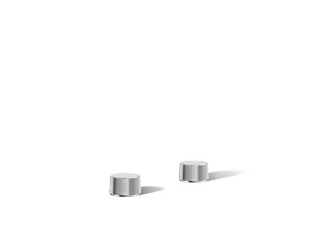 Kohler Components Deck-mount bath faucet handles with Oyl design - Polished Chrome