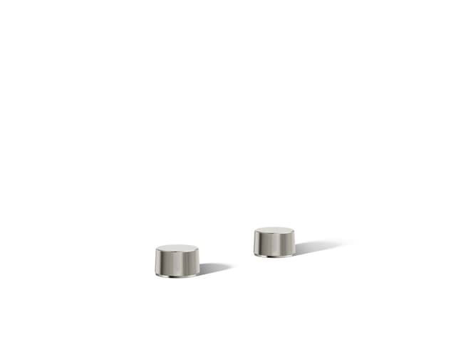 Kohler Components Deck-mount bath faucet handles with Oyl design - Vibrant Polished Nickel