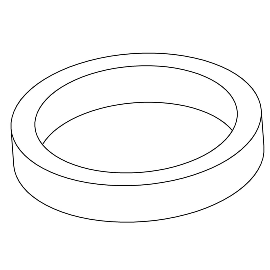 Kohler Genuine Parts Gasket, .728 X .590 X .125 by Kohler Genuine Parts