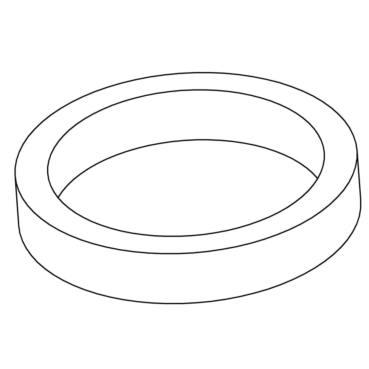 Kohler Genuine Parts Gasket, .728 X .590 X .125 by Kohler Genuine Parts