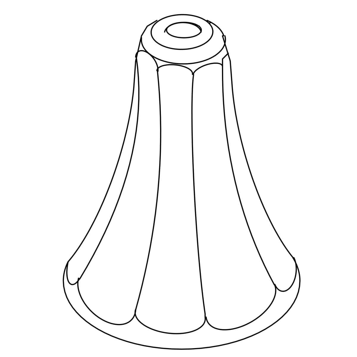 Kohler Genuine Parts Bonnet,8-sided Widespread - Brushed Chrome by Kohler Genuine Parts