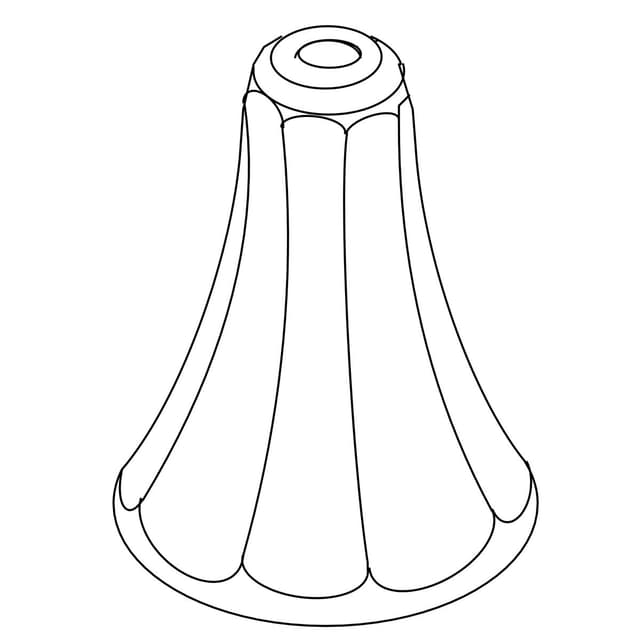 Kohler Genuine Parts Bonnet, 8-SIDED Widespread - Vibrant Brushed Nickel