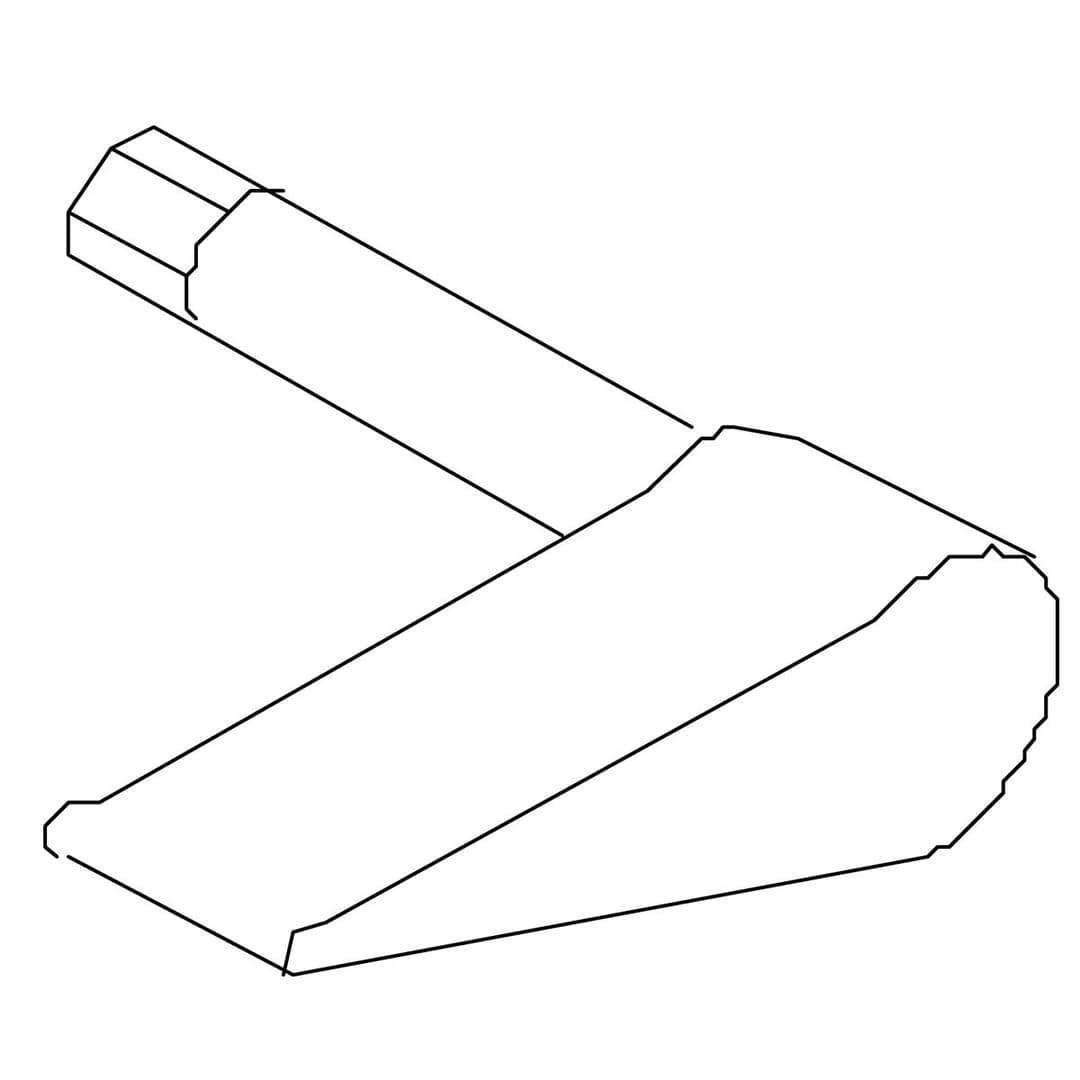 Kohler Genuine Parts Lever HDL, Toilet TANK - Polished Chrome by Kohler Genuine Parts