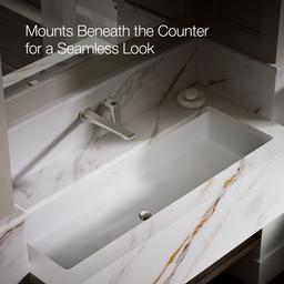 Verticyl 42-1/2'' rectangular undermount bathroom sink - image 5