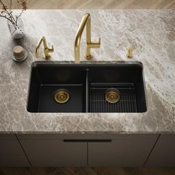 Kohler | Cairn | Drop In Kitchen Sink - Matte Black - image 2