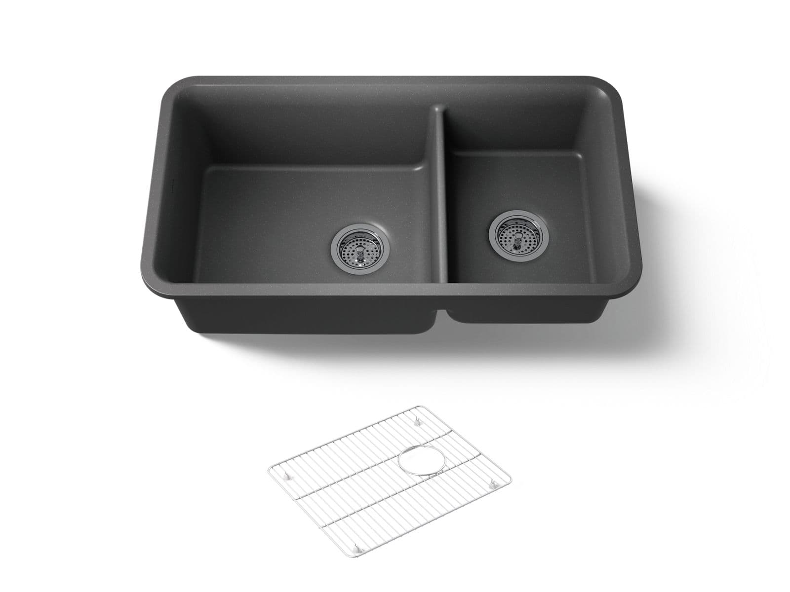 Kohler | Cairn | Drop In Kitchen Sink - Matte Graphite by Kohler