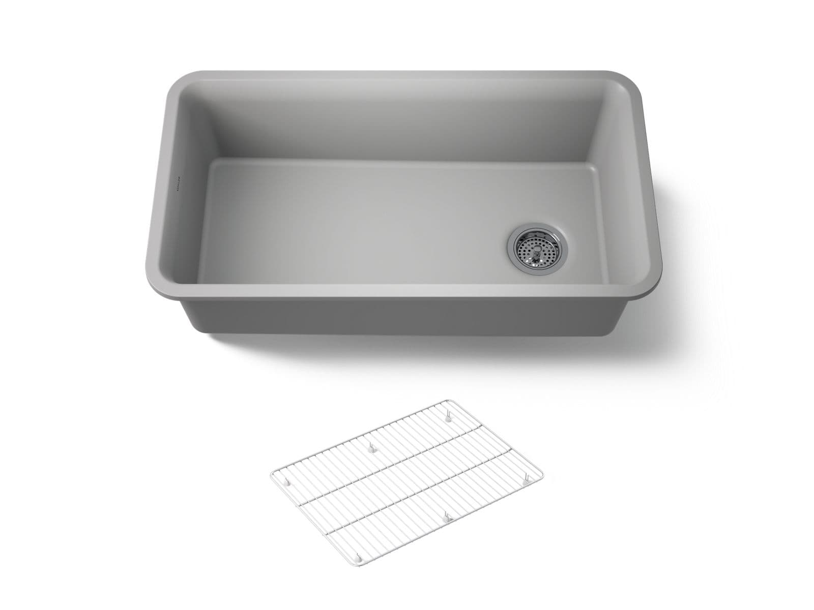 Kohler | Cairn | Drop In Kitchen Sink - Matte Grey by Kohler