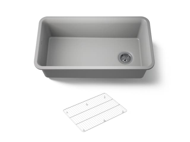 Kohler | Cairn | Drop In Kitchen Sink - Matte Grey