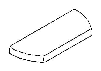 Kohler Genuine Parts Cover, Tank, Toilet - Almond