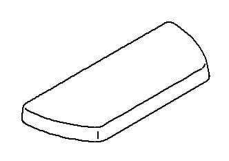 Kohler Genuine Parts Cover, Tank, Toilet - White by Kohler Genuine Parts