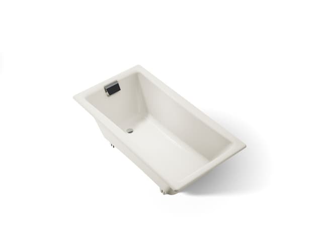 Kohler Tea-for-Two 60'' x 32'' drop-in bath - Biscuit