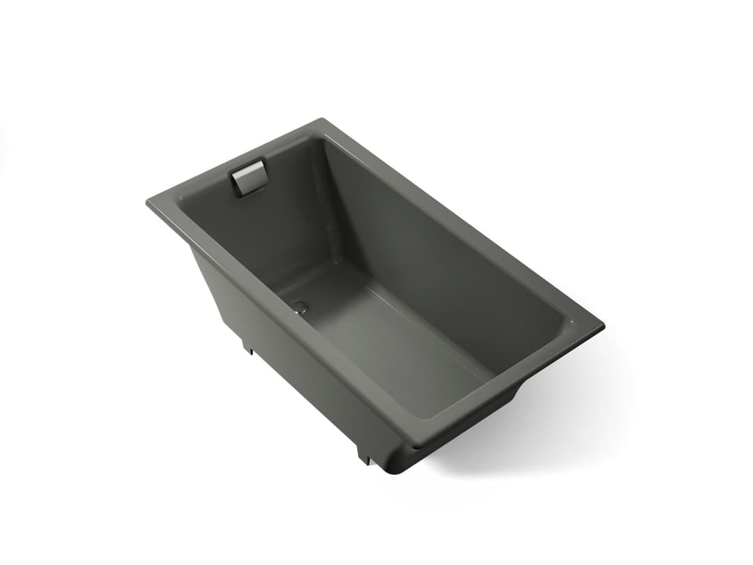 Kohler Tea-for-Two 66'' x 36'' drop-in/undermount bath - Thunder Grey by Kohler