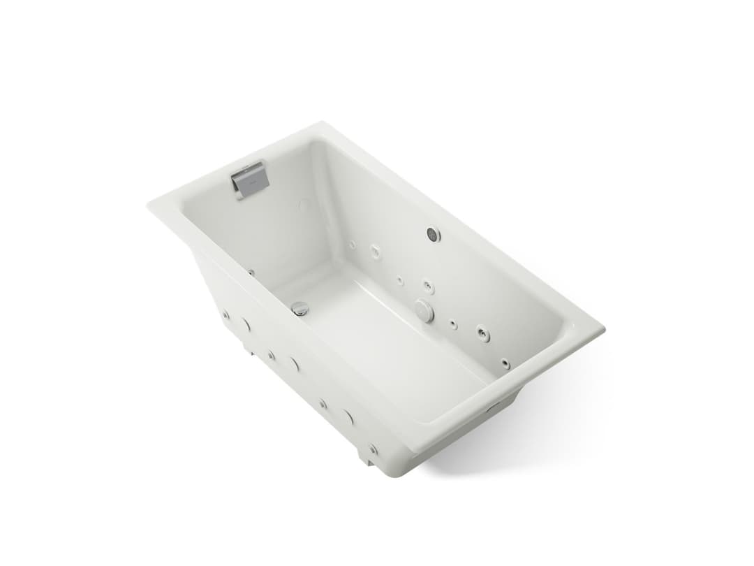 Kohler Tea-for-Two 66'' x 36'' drop-in Effervescence whirlpool bath - Dune by Kohler
