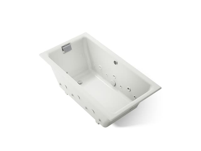Kohler Tea-for-Two 66'' x 36'' drop-in Effervescence whirlpool bath - Dune