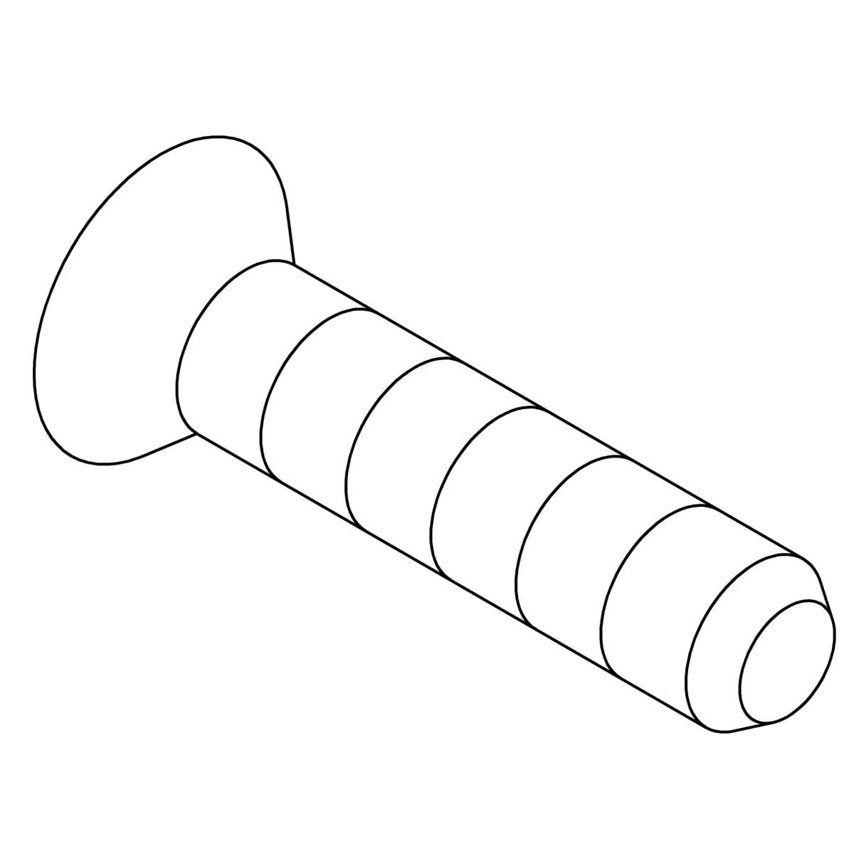 Kohler Genuine Parts Screw, 8-32 FLAT HEAD Coutntersunk by Kohler Genuine Parts