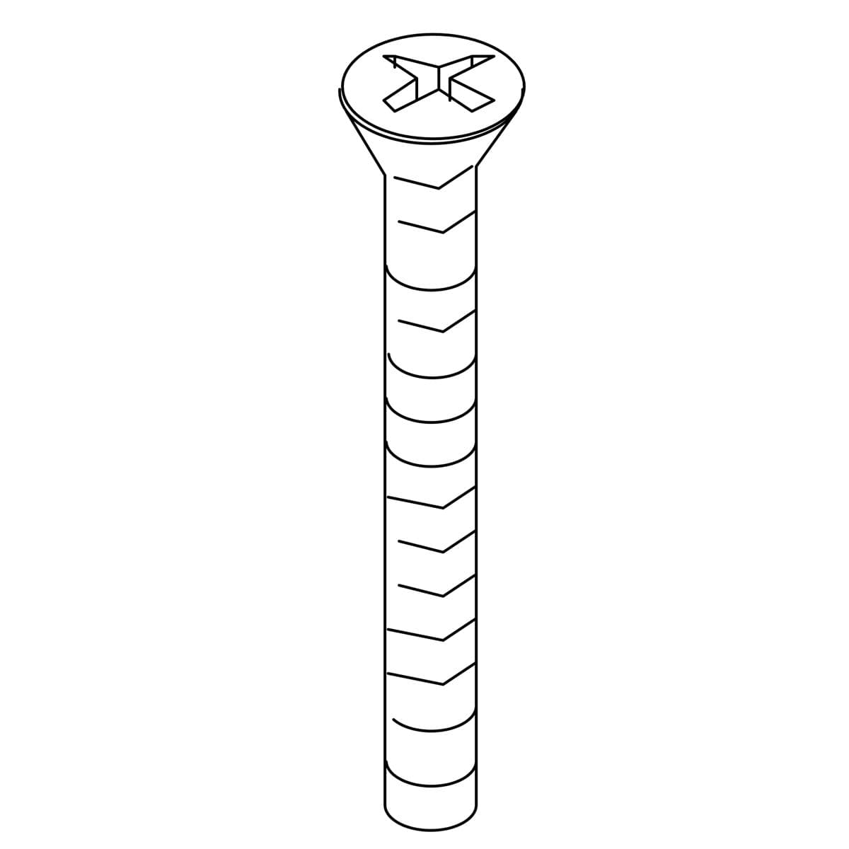 Kohler Genuine Parts Screw, 8-32 FLAT HEAD Coutntersunk by Kohler Genuine Parts