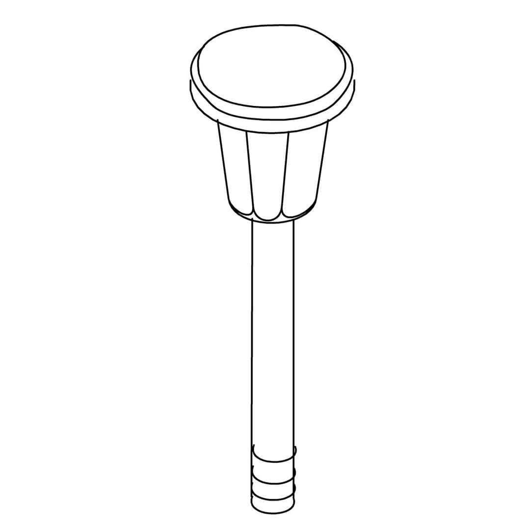 Kohler Genuine Parts LIFT KNOB Assy. - Polished Chrome by Kohler Genuine Parts