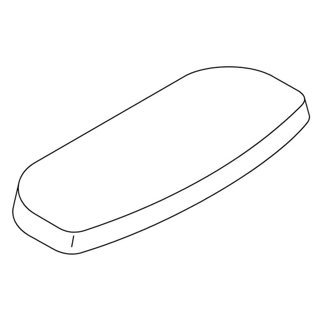 Kohler Genuine Parts Cover, Toilet, 1-PC - Almond