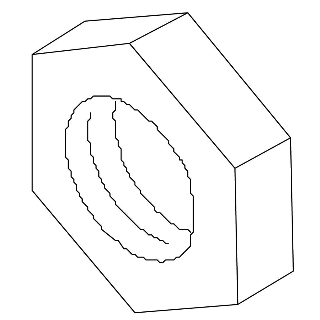 Locknut, 1/4-20 by Kohler Genuine Parts