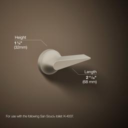 Kohler San Souci Trip lever for K-4007 - Vibrant Brushed Nickel - image 4