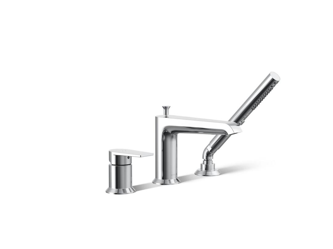 Kohler Hint Deck-mount bath faucet with handshower - Polished Chrome by Kohler