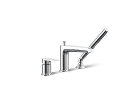 Kohler Hint Deck-mount bath faucet with handshower - Polished Chrome - image 1