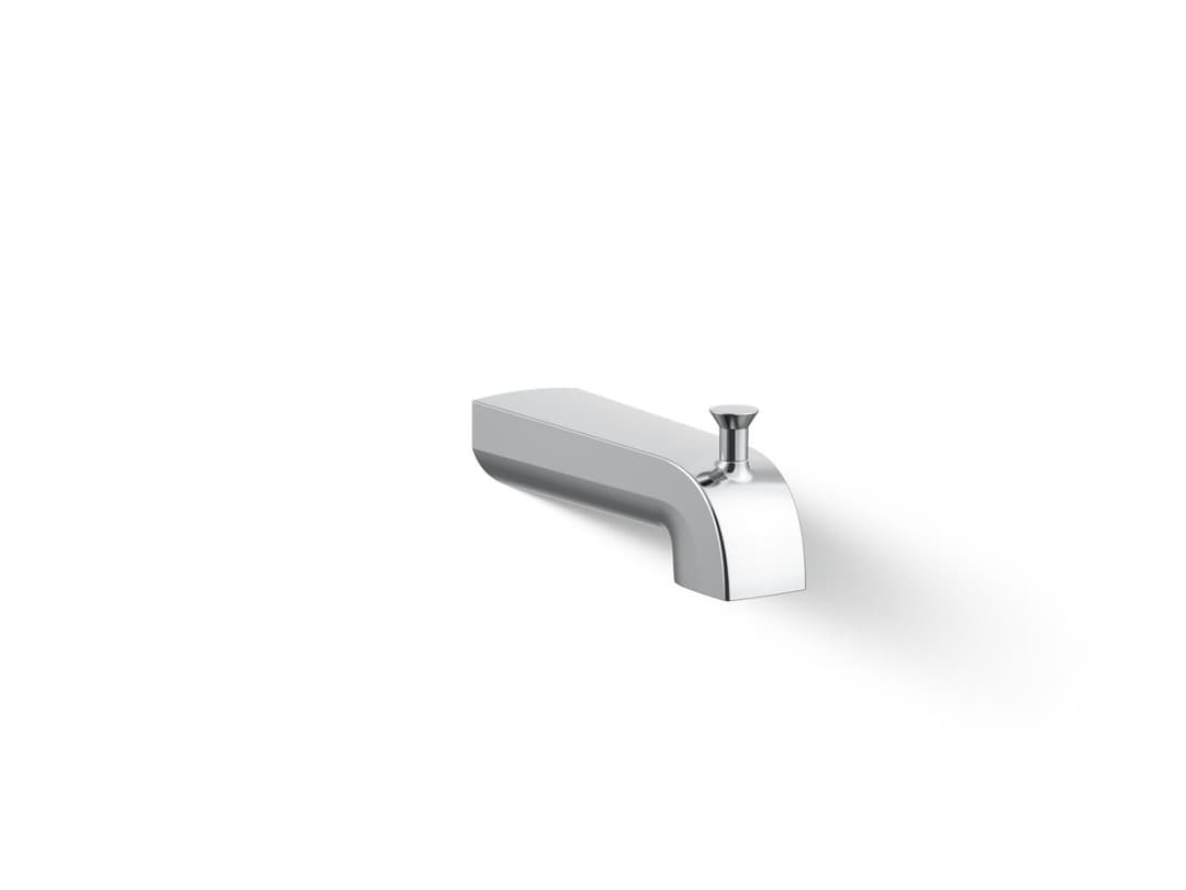 Kohler Pitch Wall-mount diverter bath spout - Polished Chrome by Kohler