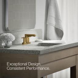 Hint Centerset Bathroom Sink Faucet 1.2 GPM - Vibrant Brushed Moderne Brass - image 3