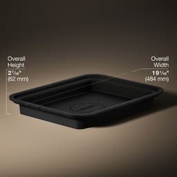 3/4 view of product with dimensions