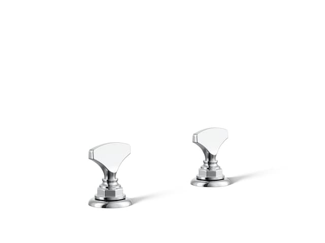 Kohler Artifacts T-handle bathroom sink faucet handles - Polished Chrome
