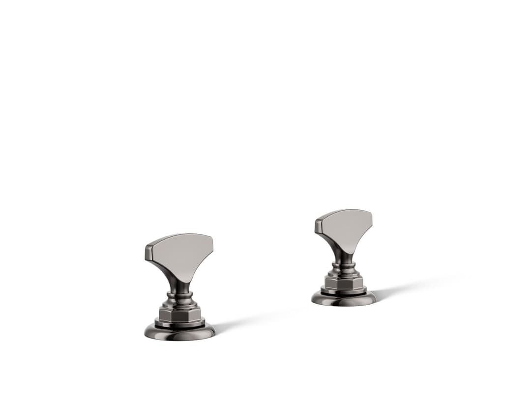 Kohler Artifacts T-handle bathroom sink faucet handles - Vibrant Titanium by Kohler