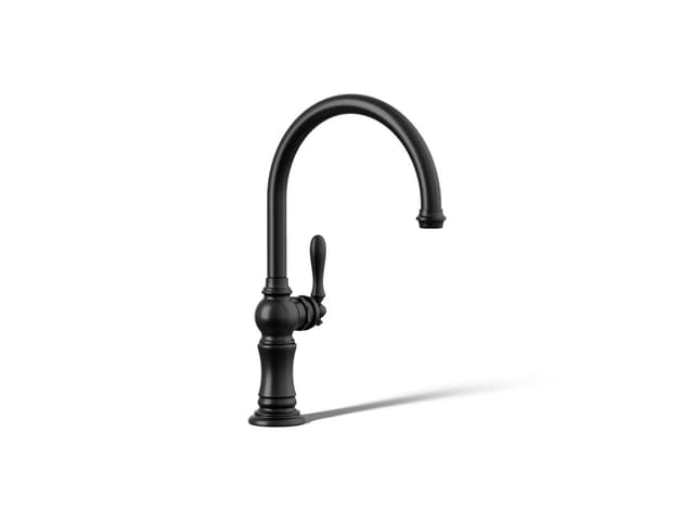 Kohler Artifacts Single-handle kitchen sink faucet - Matte Black