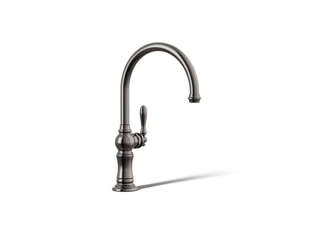 Kohler Artifacts Single-handle kitchen sink faucet - Vibrant Titanium