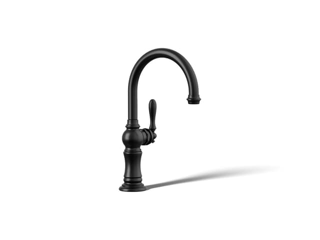 Kohler Artifacts Single-handle kitchen sink faucet - Matte Black