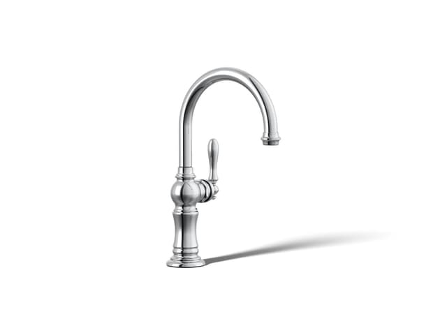 Kohler Artifacts Single-handle kitchen sink faucet - Polished Chrome